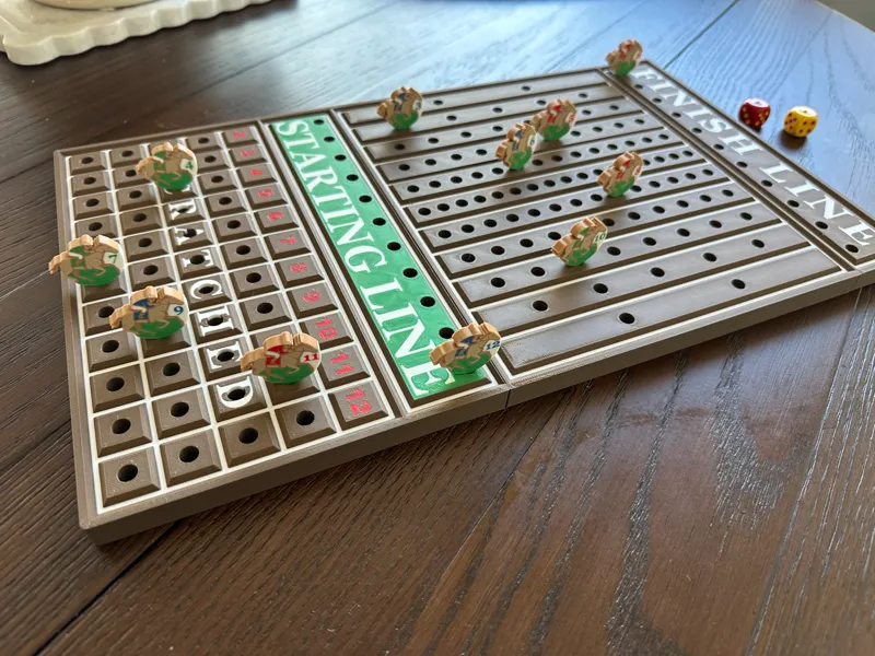 Horse Race Dice Game