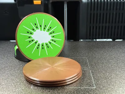 Kiwi coasters