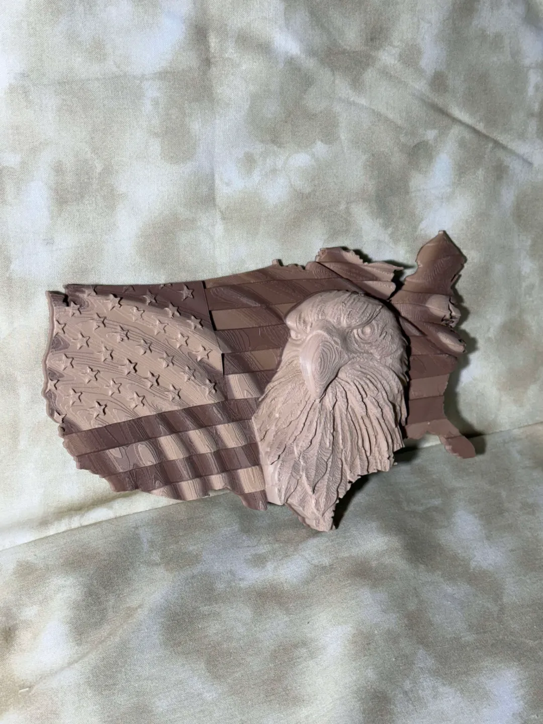 American Bald Eagle Flag Wall Hanging view 4