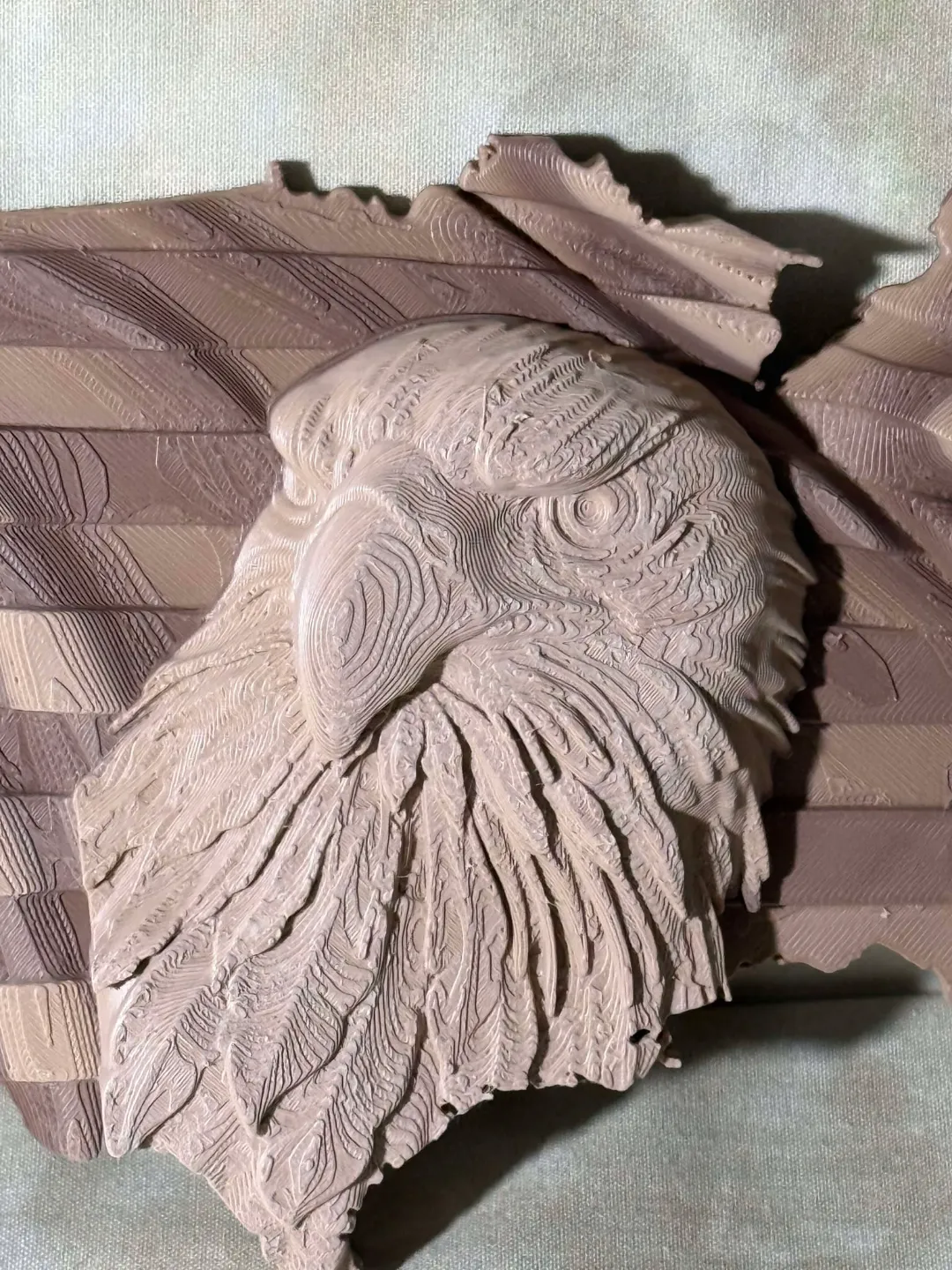 American Bald Eagle Flag Wall Hanging view 3