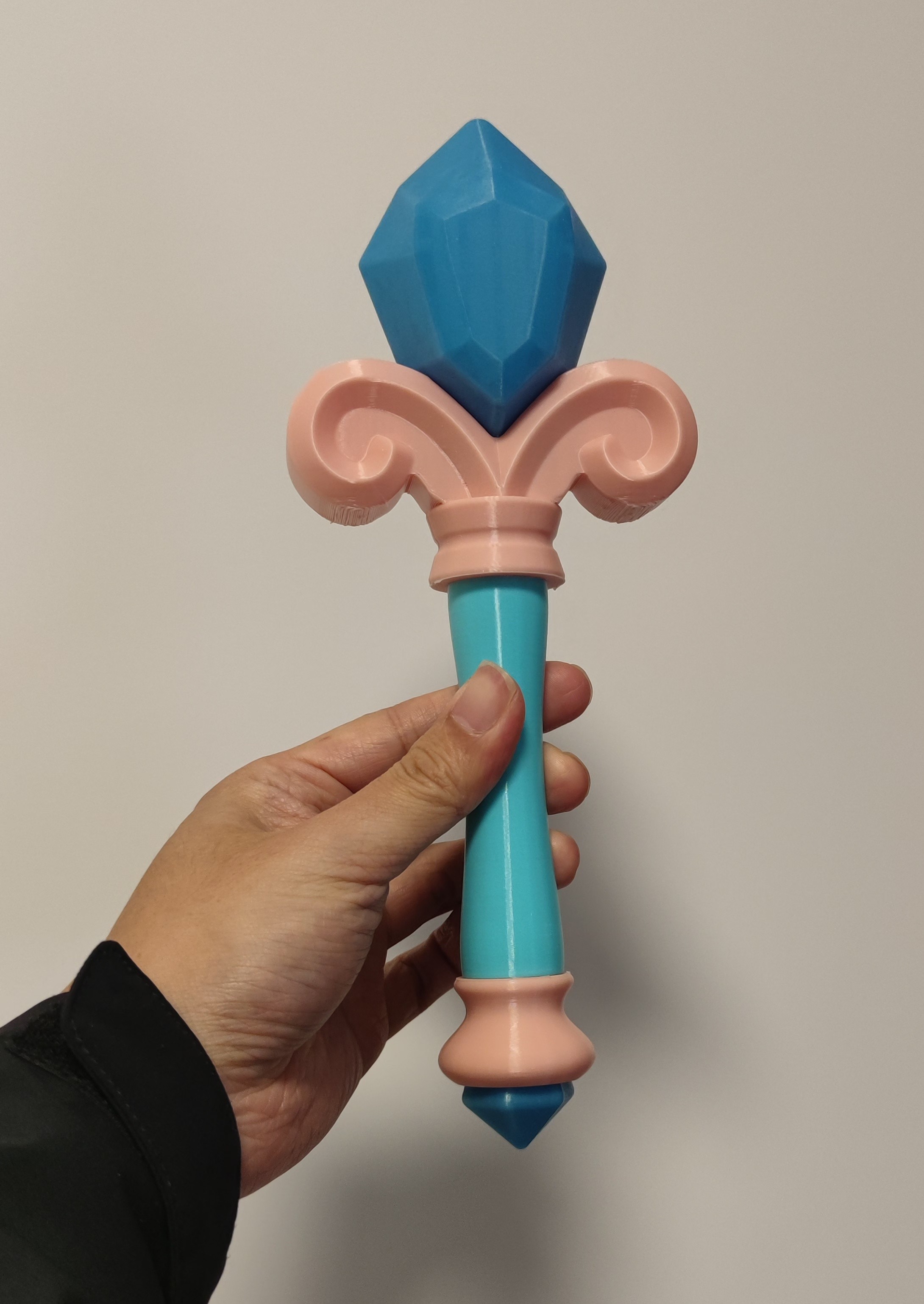 AKａ5264　杖　つえ　浄雲作 法杖 3d print model download - MakerWorld