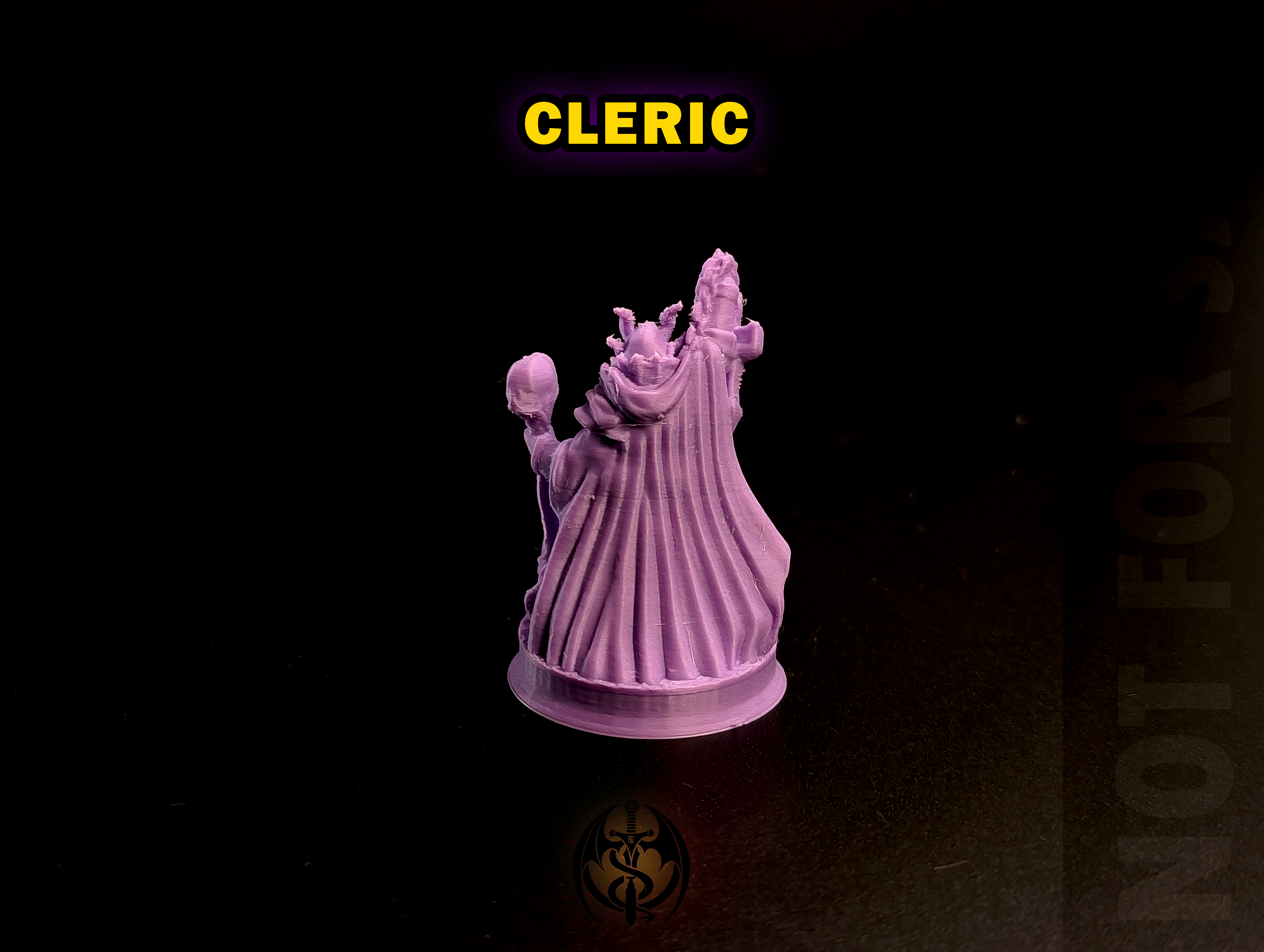 6 Supportless Female Tiefling D&D Classes - 32mm — 4