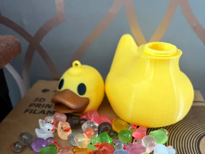 Duck Container - More Storage - Multicolor Head