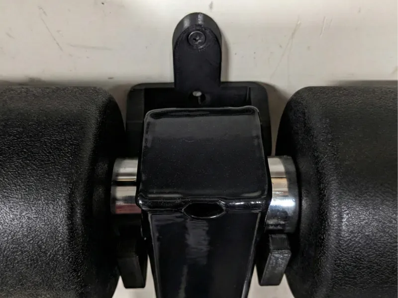 Bench Leg Roller Attachment Wall Mount