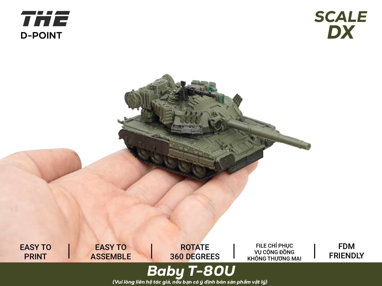 T-80U tank Baby Edition | Tiny Russian Beast - 1
