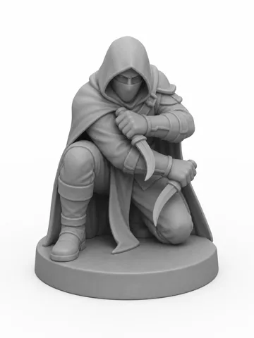 Modelo para impresión 3D: Assassin — vista de referencia 2