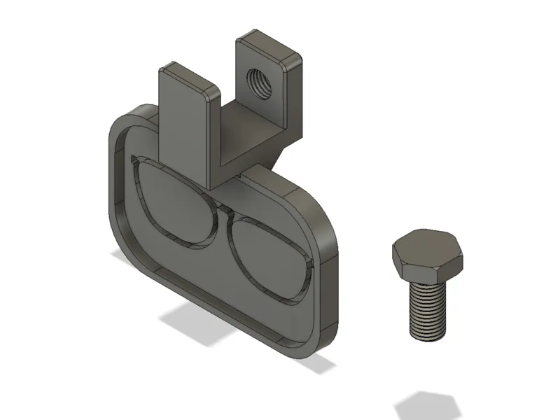 support lunettes