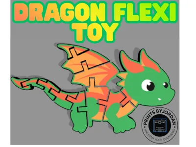 Dragon Flexi Toy