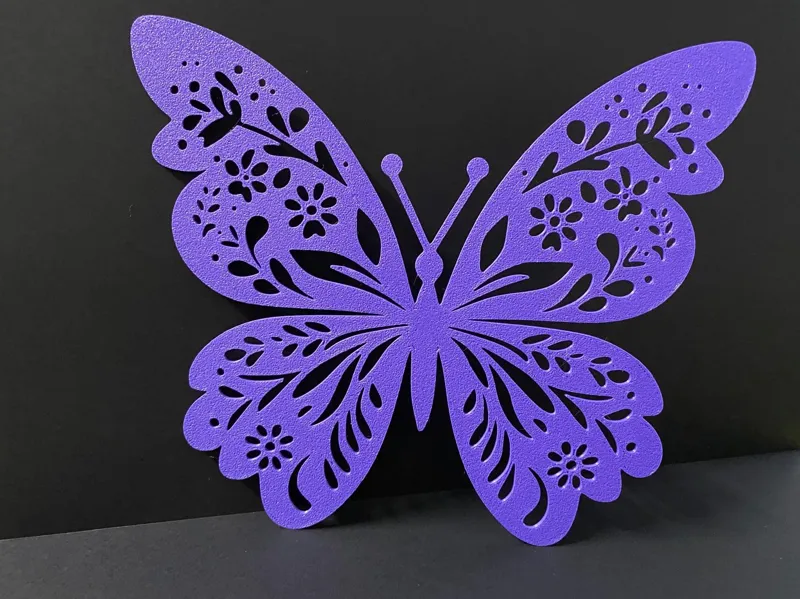 Flowered butterfly