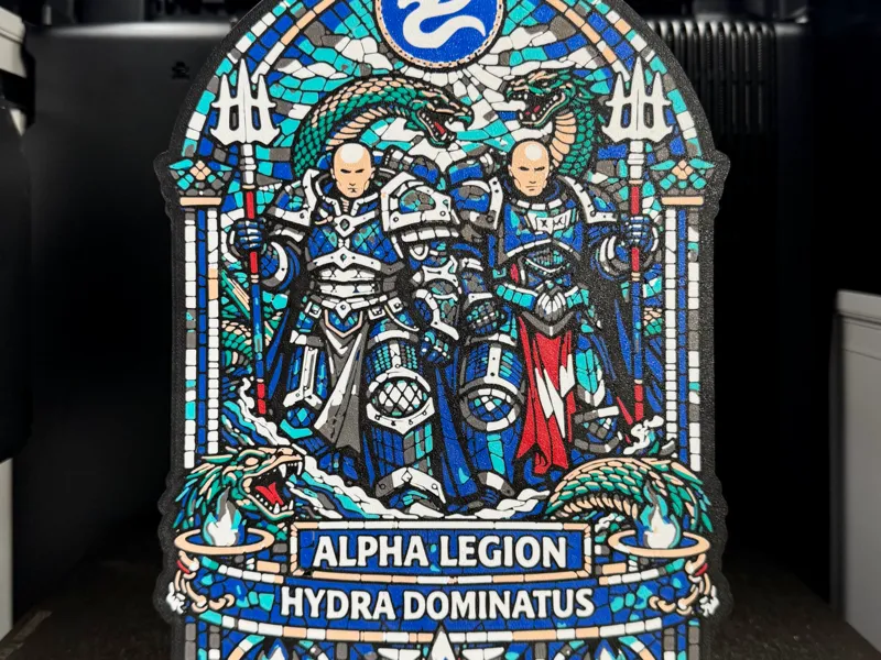 Alpharius and Omegon Alpha Legion 40K Lightbox
