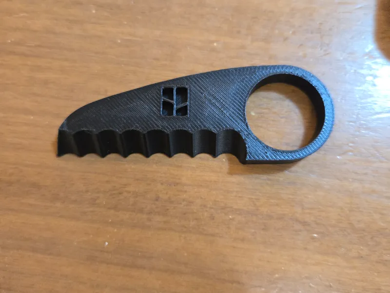 serrated packaging knife