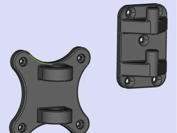 PC-TV-Mount Vesa 7,5 x 7,5 cm