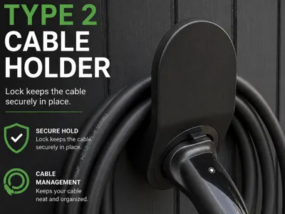 Type 2 EV Cable Holder