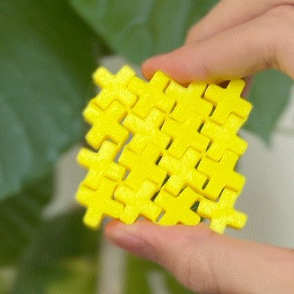 TPU fidget toy (cross)