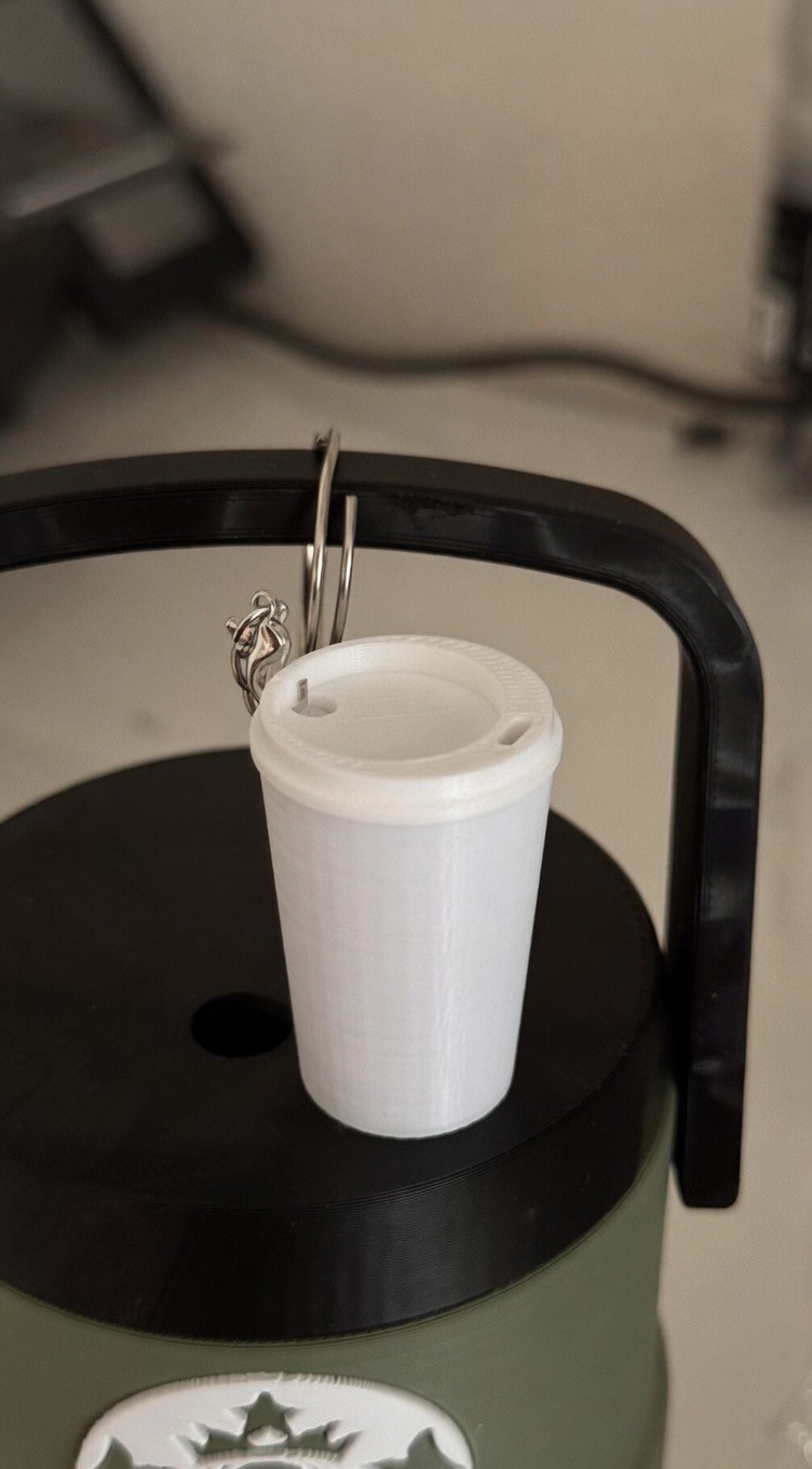 Miniatura 2 do modelo 3D Mini cofee cup keychain