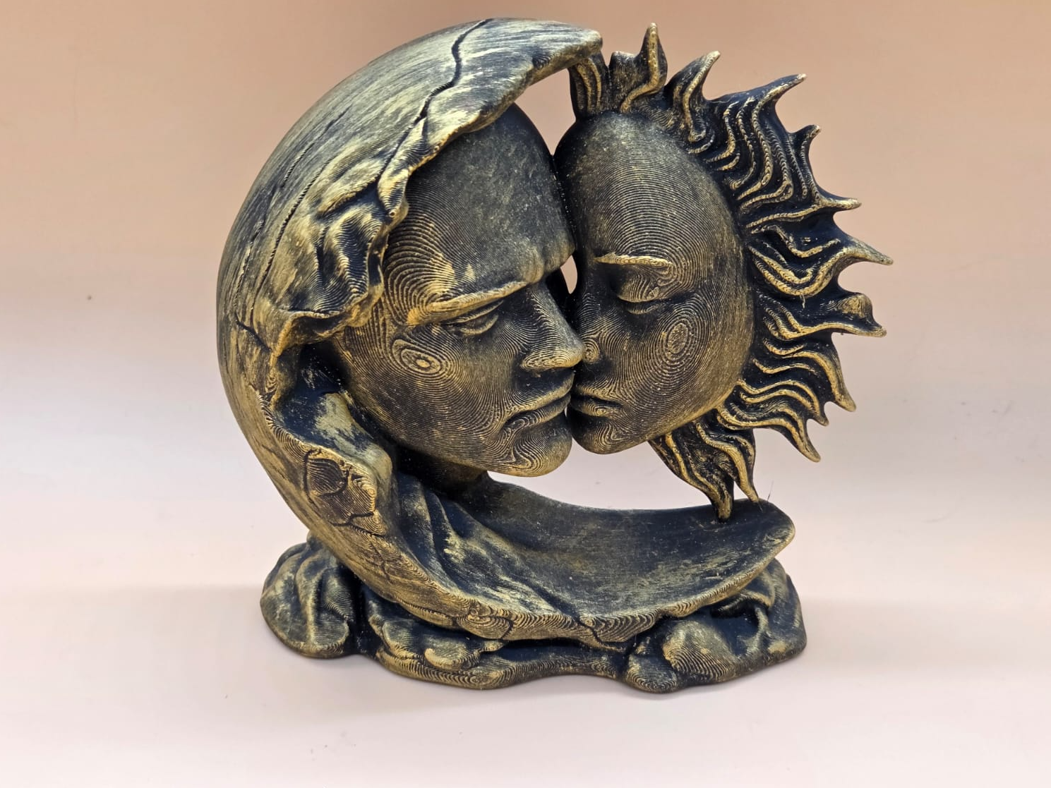 Mystische Sonne & Mond Figur 