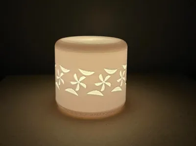 Hibiscus Tea Light Lamp – A Warm Malaysian Glow