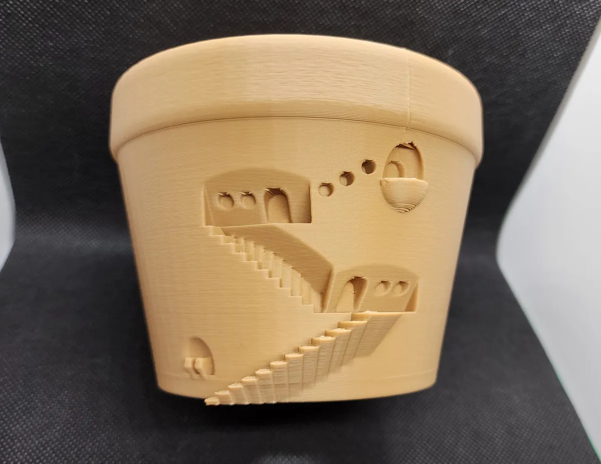 Pots de fleurs façon immeuble, avec drainage