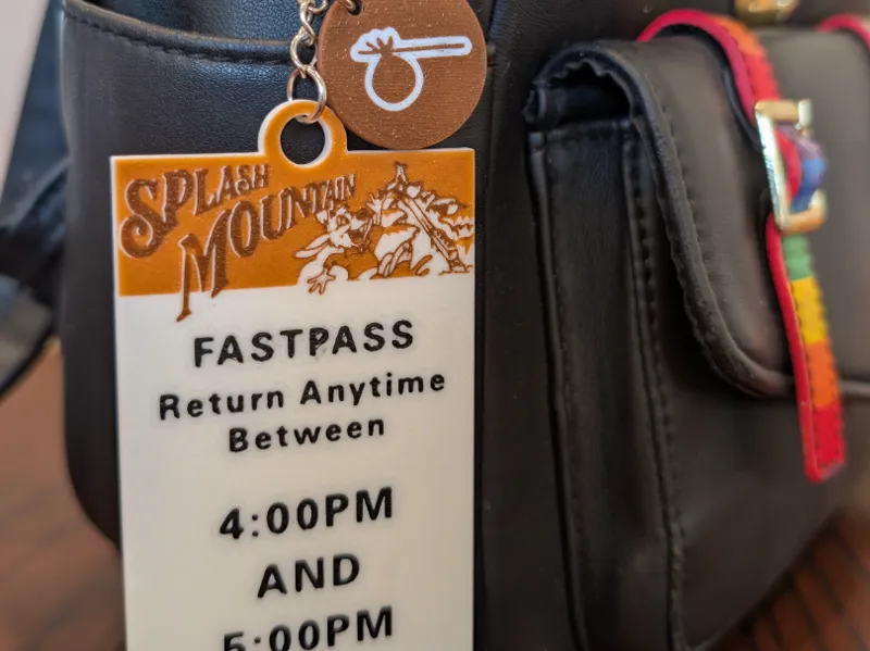 Splash Mountain FastPass Keychain & Charm