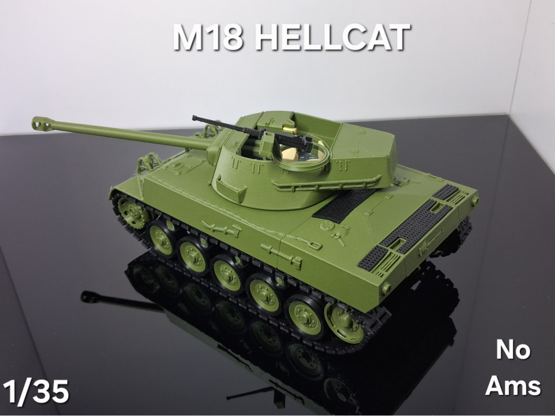M18 HELLCAT 1/35 WWII U.S TANK DESTROYER 