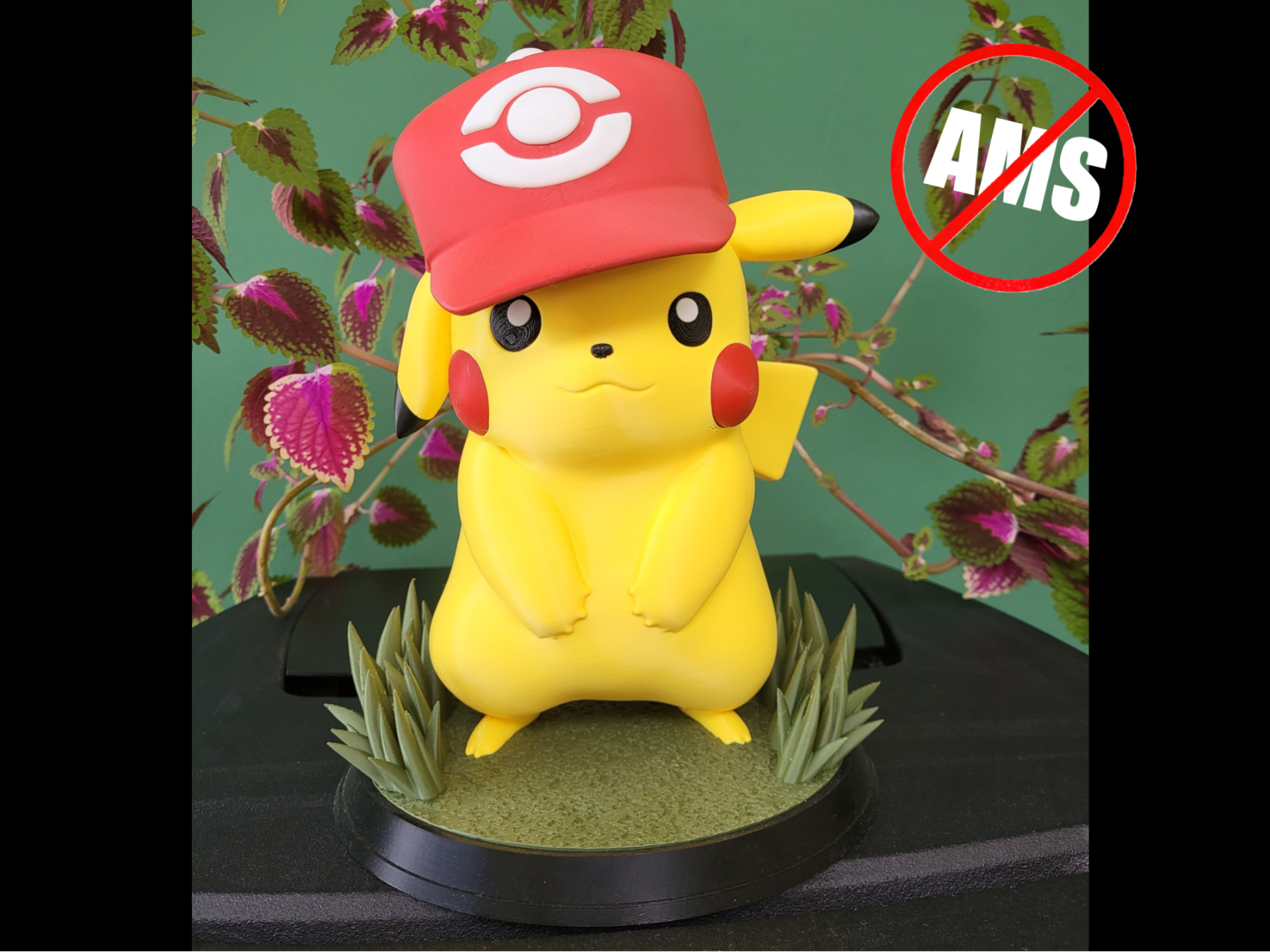 Miniatura 1 do modelo 3D pikachu with cap