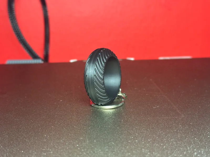 Tire Rain Keychain