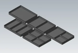 Sorting tray - Multiple designs! (220x160)