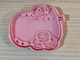pusheen with donuts - cookie cutter