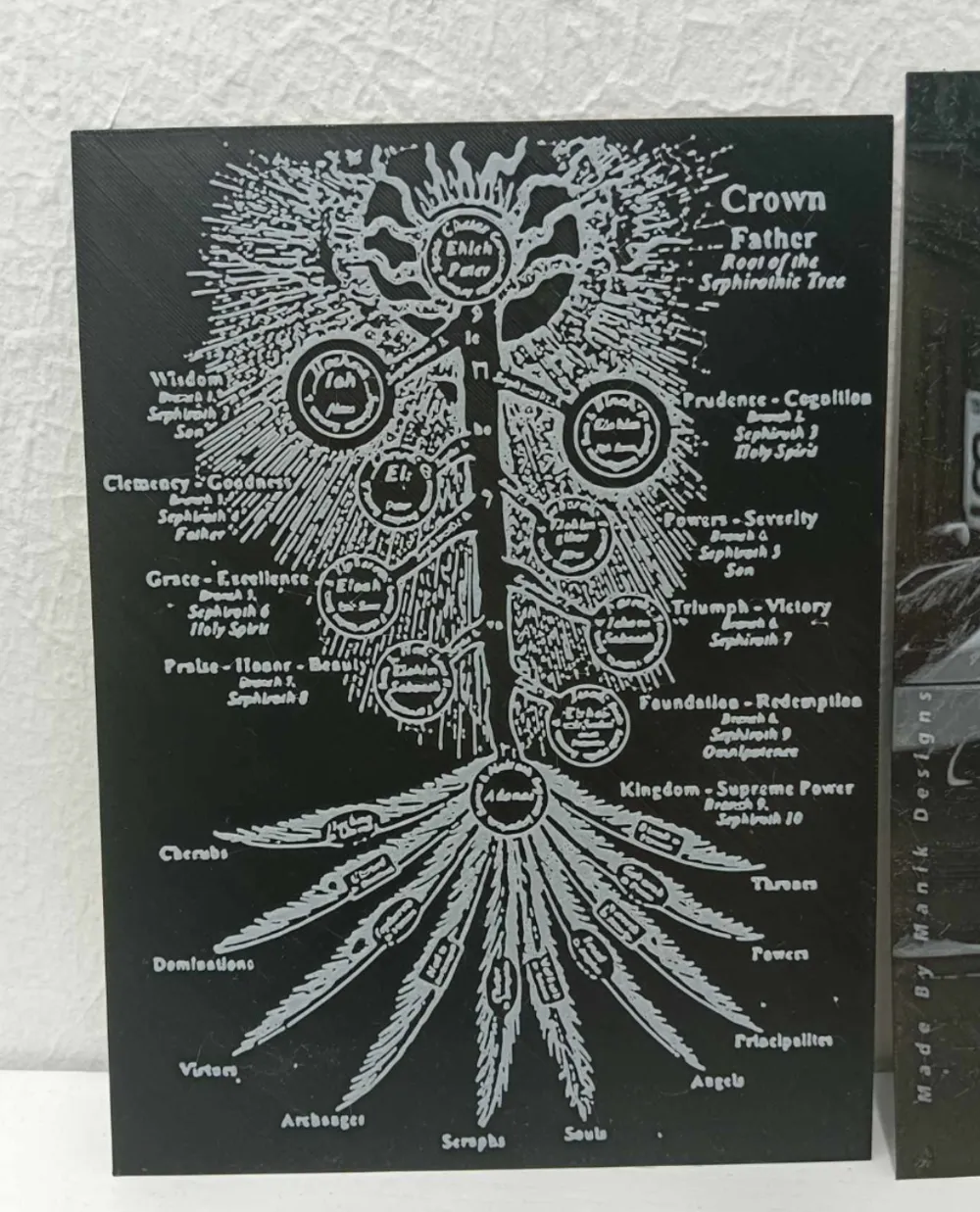 Árvore da Vida da Cabala - Modelo gratuito para impressão 3D - MakerWorld, image size:1000x1237