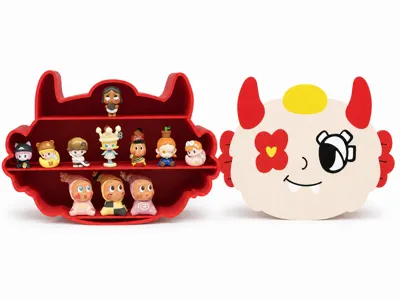Wang Sulong Fiery Hot Mengli Figurine Display and Storage Rack Merchandise
