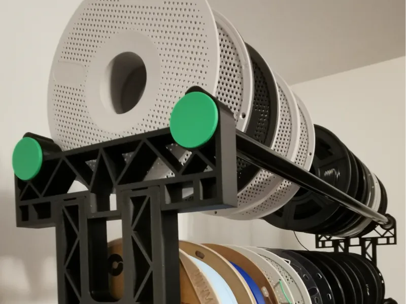 Spool Rack Spacers for Broomstick and Endcaps