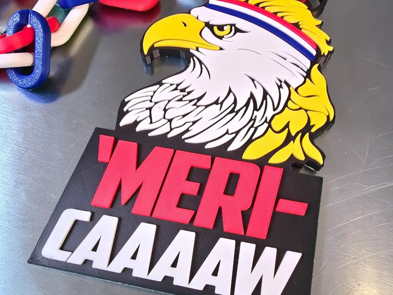 EPIC MERICA 4th of July Oversized Hype Chains