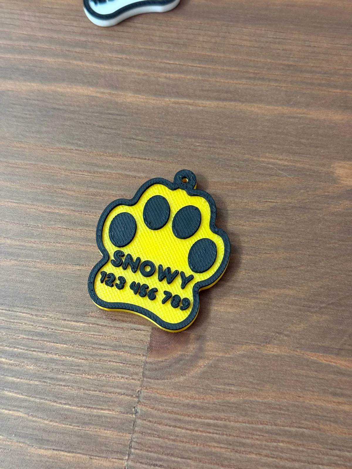 Fully Custom Pet Tag with Phone Number view 3