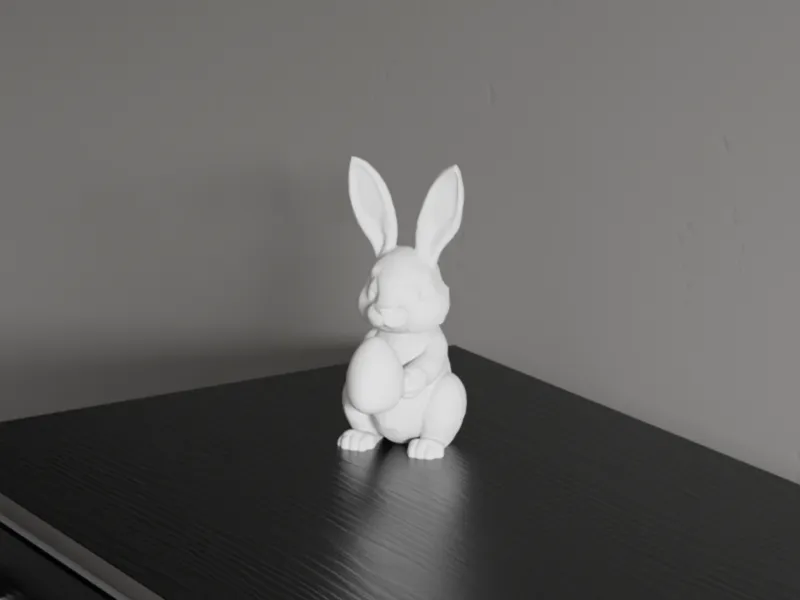 Rabbit with Egg