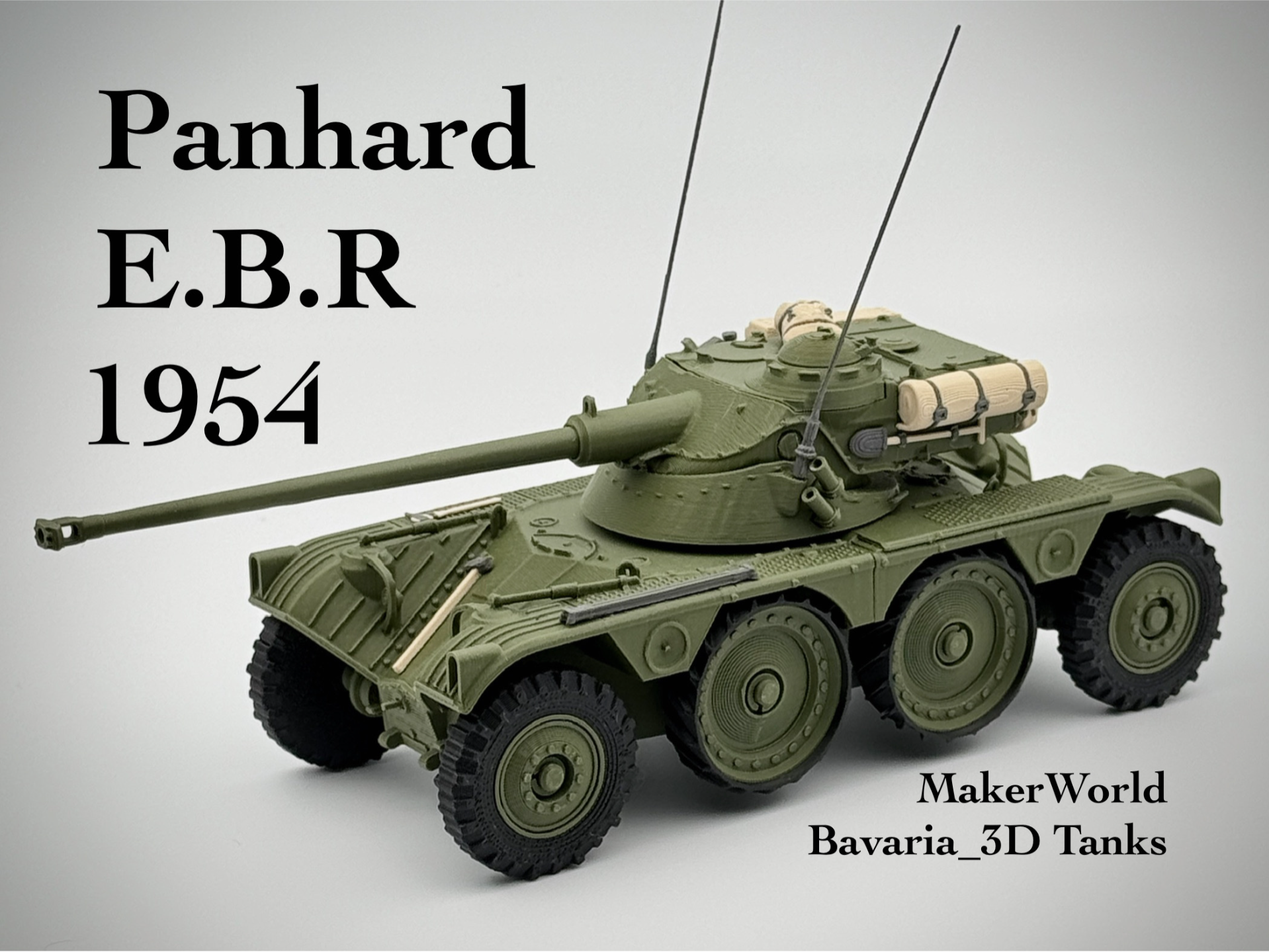 Panhard EBR (1954) Armoured Vehicle 1/35 Scale - 1