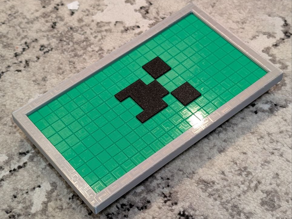 Minecraft Shield (Creeper style)