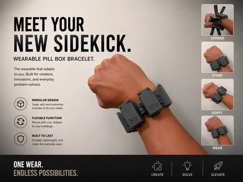 Pill Box Bracelet
