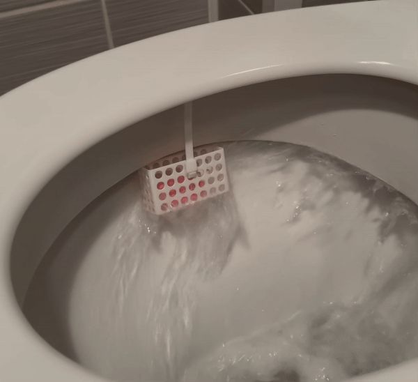 Toilet Rim/Bowl Cleaning Block Holder