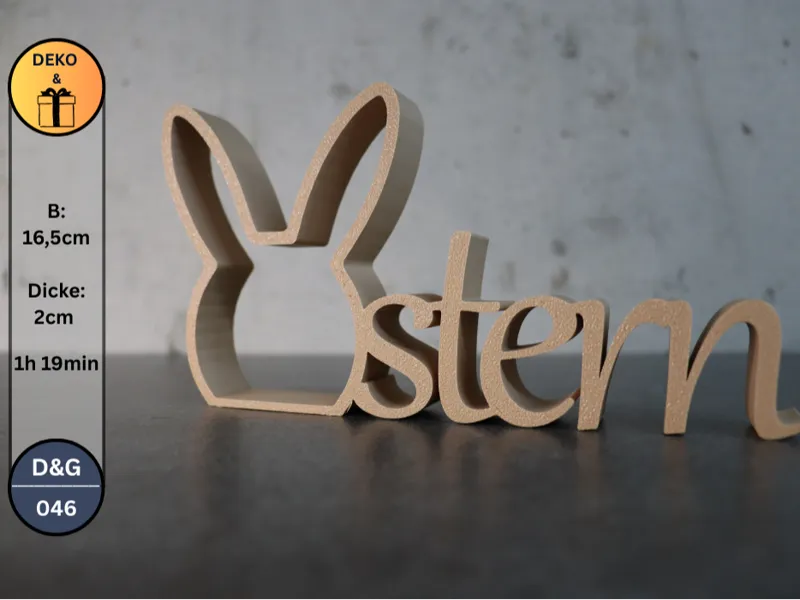 Schriftzug Ostern