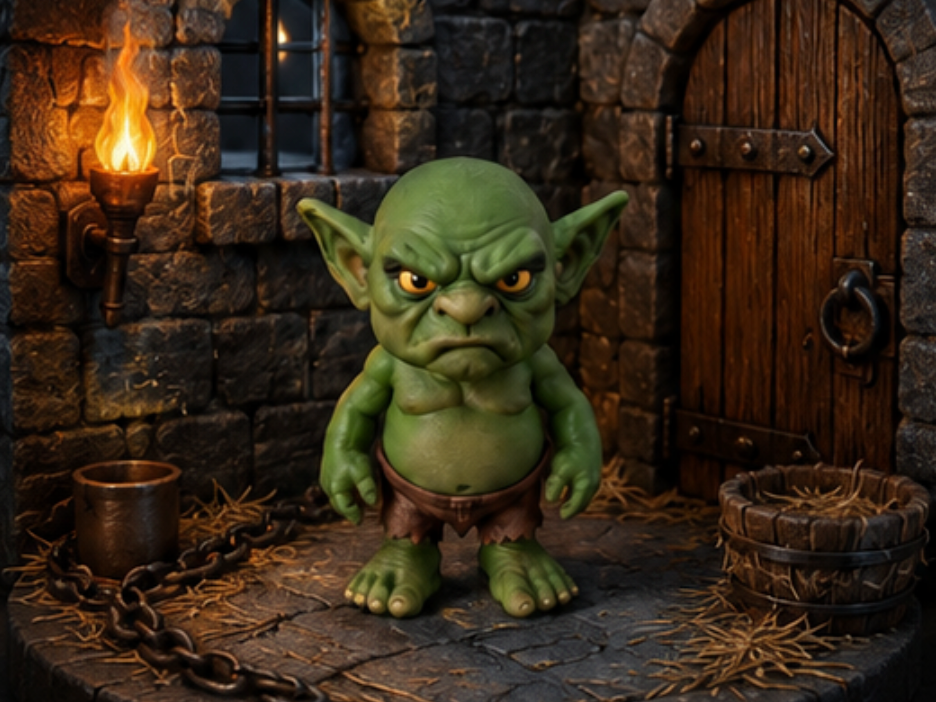 Goblin Grumpy Mini Figurine