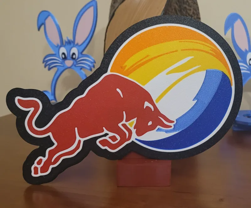 Red Blue Logo Lightbox LED Lamp