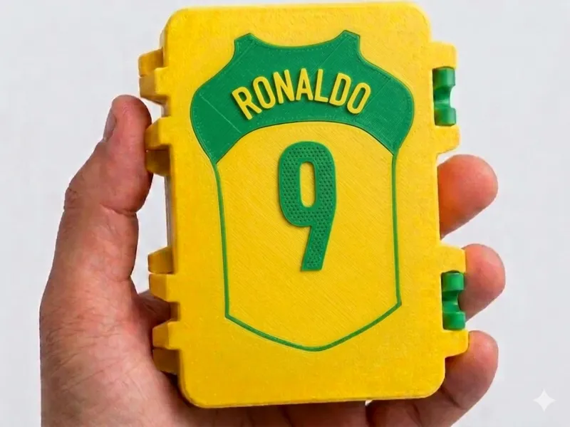 Porta Figurinha Copa Retro Ronaldo Fenomeno 2004