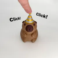 Capybara Party Hat Clicker - Sans AMS (plusieurs pièces)