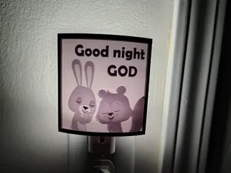 Night Light Lithophane Listeners Kids