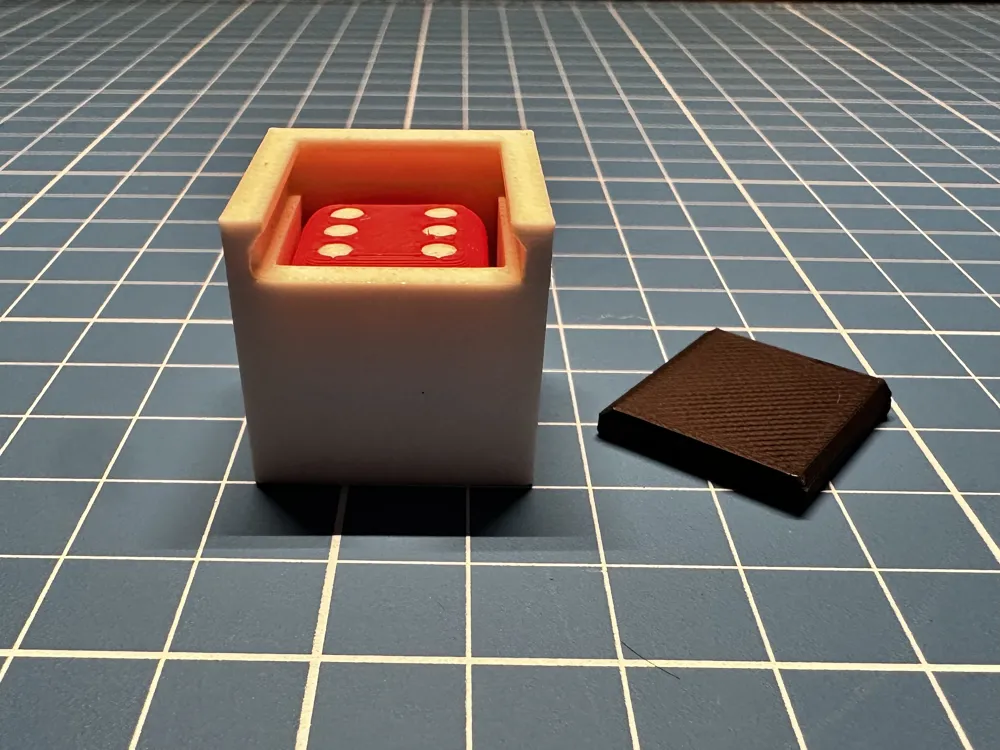 Dice Container - Free 3D Print Model - MakerWorld