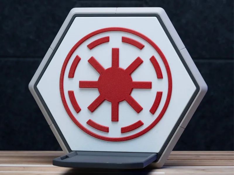 Galactic Republic Backer Plate for Modular Display