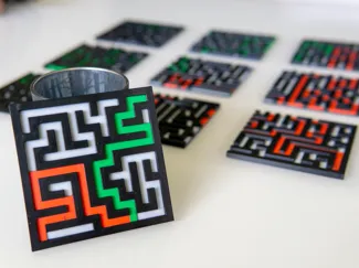 Algorithmic Maze Coasters