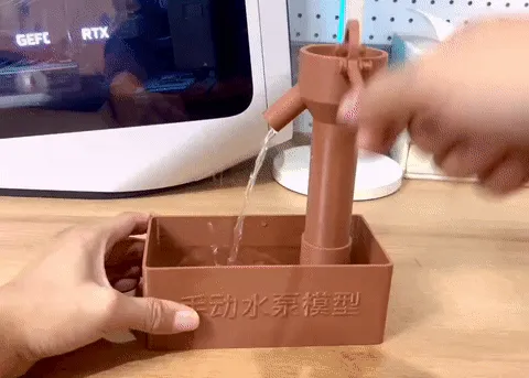 Miniatura 3 do modelo 3D 手动水泵模型