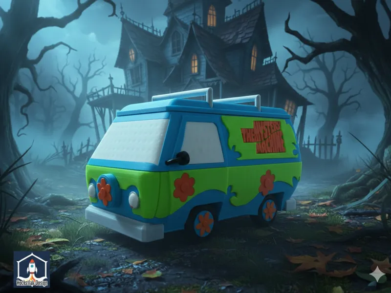 Scooby-Doo Mystery Machine Candy Box / Storage box