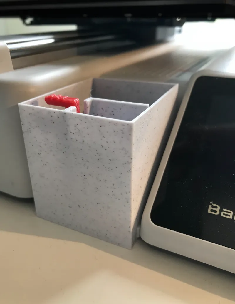 Calibration purge + Filament Clip Holder